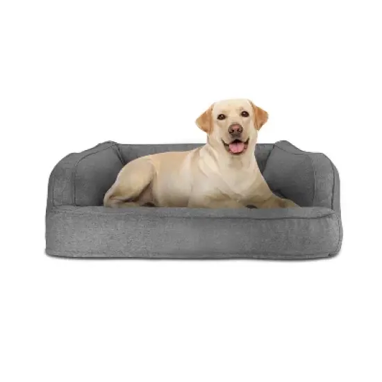 Canine Creations Sofa Rectangle Dog Bed - Gray image {3}