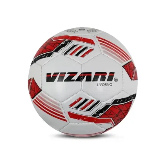 Vizari 'Livorno' Soccer Ball - Durable TPU, 32-Panel Soft-Touch, Fiber-Filled Bladder, Butyl Valve | Available in 3 Sizes, 3 Vibrant Colors - Perfect for Kids and Adults' Optimal Play image {2}