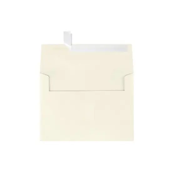 LUX A7 Invitation Envelopes 5 1/4 x 7 1/4 50/Box Natural Linen 4880-NLI-50 image {1}