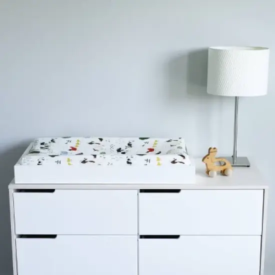 Red Rovr Cotton Muslin Changing Pad Cover image {2}