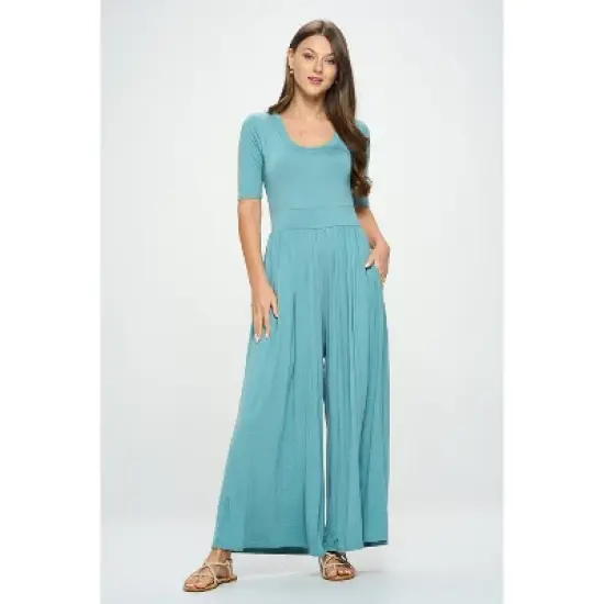 WEST K Women's Jana Short Sleeve Knit Jumpsuit image {14}