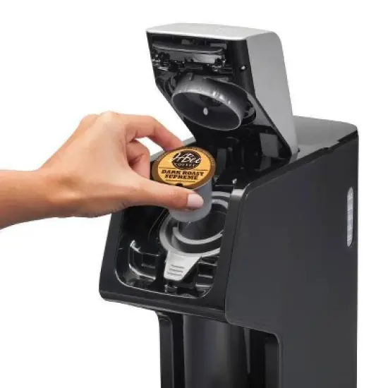 Hamilton Beach FlexBrew Single-Serve Coffee Maker - 49900: K-Cup & Ground Coffee Compatible, 10 oz Capacity, 1400W, Black image {3}