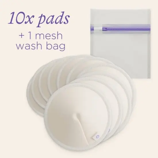 Lansinoh Washable Nursing Pads- 10ct image {5}