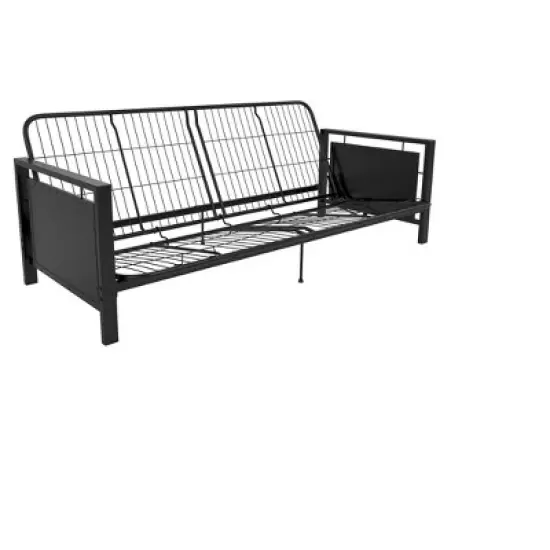 Henley Metal Arm Futon Frame Black Metal - Dorel Home Products image {2}