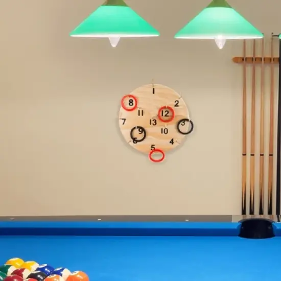 Toy Time Wooden Hook Ring Toss Game Set image {4}