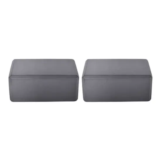 BalanceFrom Fitness 71 x 24 x 1'" All-Purpose Extra Thick Non-Slip High Density Anti-Tear Exercise Yoga Mat with Knee Pad & Carrying Strap, Gray image {3}