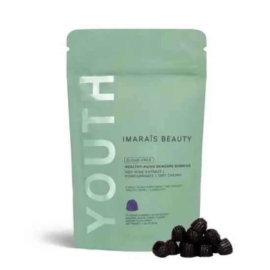 Imarais Beauty Youth Anti-Aging Gummies for Wrinkles, Discoloration - Vegan and Sugar-Free - 30ct image {7}