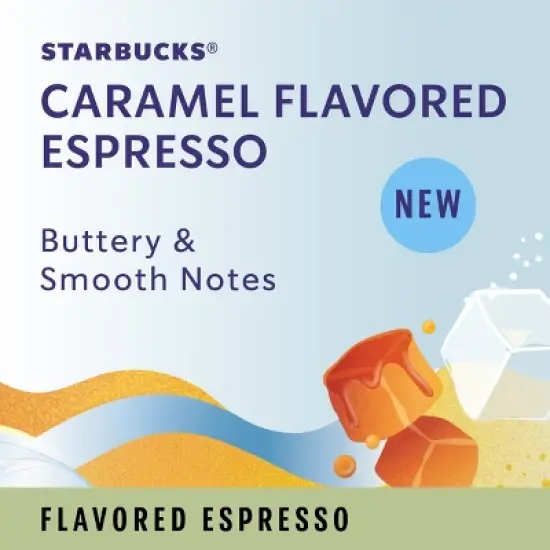 Starbucks by Nespresso Vertuo Line Iced Double Espresso Caramel Flavored Light Roast Coffee Pods image {2}