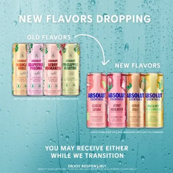 Absolut Variety Pack- 8pk/355ml Cans image {2}