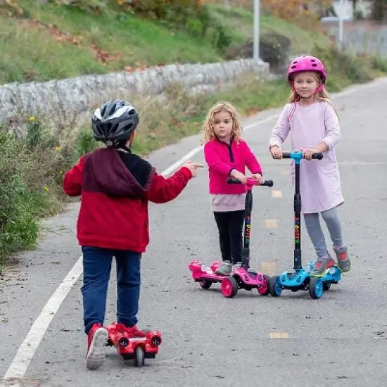 GlareWheel Y1 Kids Kick Scooter Real Smoking Rocket image {6}