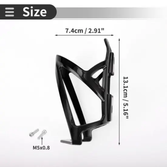 Unique Bargains Integrally-formed Bike Bottle Cup Holder Cage Rack image {3}