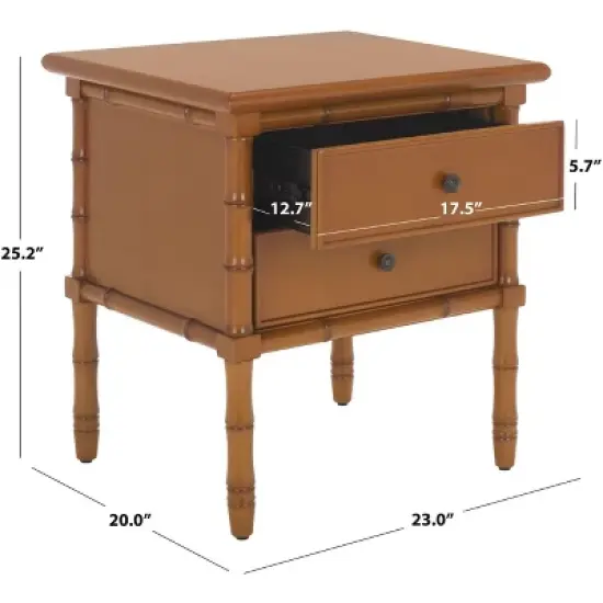 Niah 2 Drawer Nightstand - NST3501 - Safavieh image {10}
