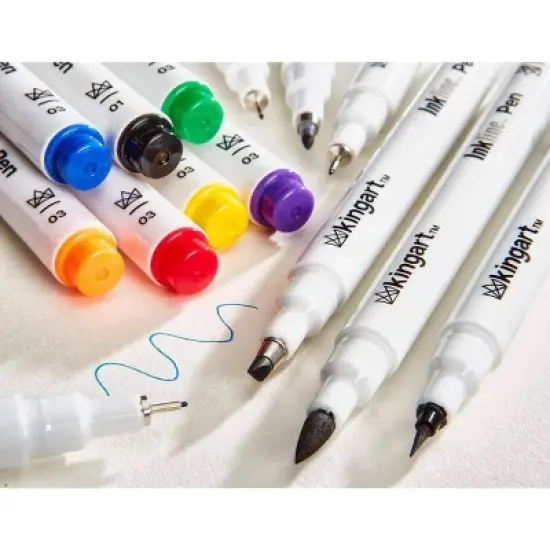 KINGART PRO Inkline&trade; Fine Line Pens, 16 pc image {4}
