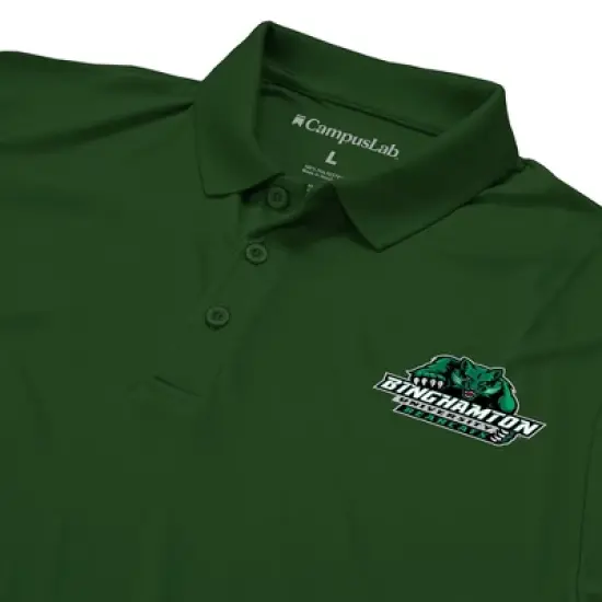 Men's Binghamton University Adult Polo Left Chest Logo image {3}
