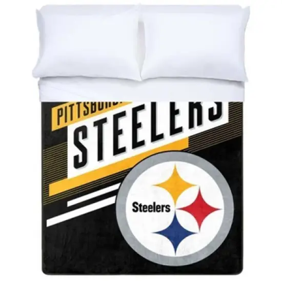 NFL Oversized Silk Touch Throw- Pittsburgh Steelers image {2}