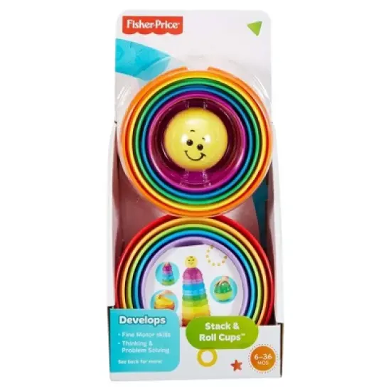 Fisher Price - Smart Stages Brilliant Motor Skill Basics - Stack em' & Turn em' into Cups / Rolling Balls image {6}