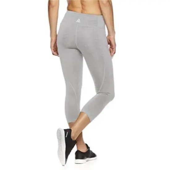 Reebok Womens Capri Seamed Compression Athletic Pants image {2}