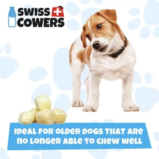 Swisscowers Cheese Crunchy Box for Small and Large Dogs - Made with 100% Swiss Milk, Lactose-free, Gluten-Free, No Preservatives, Bulk Packaging, 350g image {5}