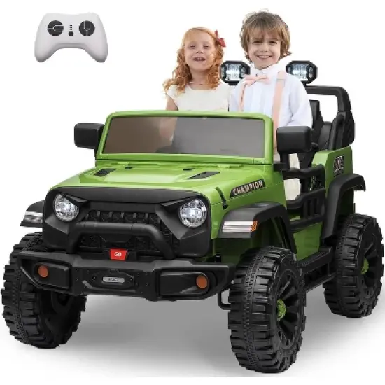 24V 2-Seater Electric Ride-On Car for Kids with Parent Remote Control, Dual 200W Motors, Music & Adjustable Speeds - Ages 3-8 Years Old image {8}