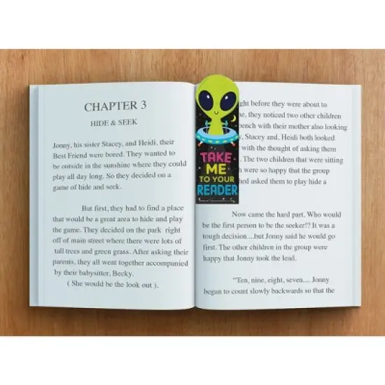 Eureka&reg; Take Me To Your Reader Green Apple Scented Bookmarks, 24 Per Pack, 3 Packs image {3}