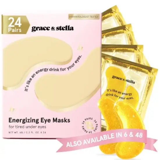 Grace & Stella Energizing Under Eye Mask - Gold image {4}
