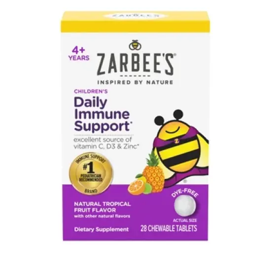 Zarbee's Children's Daily Immune Support Chewables - 28ct image {8}