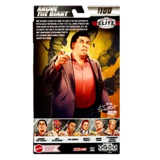 WWE Elite 100 Checkered Jacket Andre the Giant Action Figure image {1}