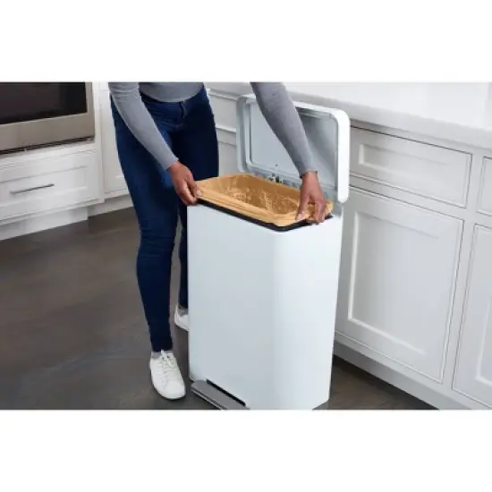 Glad ForceFlex MaxStrength Recovered Plastic Trash Bag - Lemon Fresh - 13 Gallon/45ct image {10}