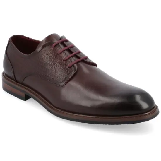 Vance Co. Kendon Tru Comfort Foam Plain Toe Lace-up Derby image {9}