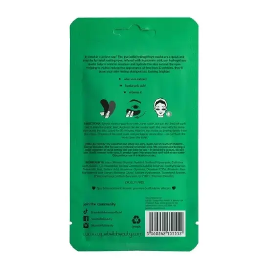 Que Bella Moisturizing Hydrogel Eye Masks - 3ct image {4}