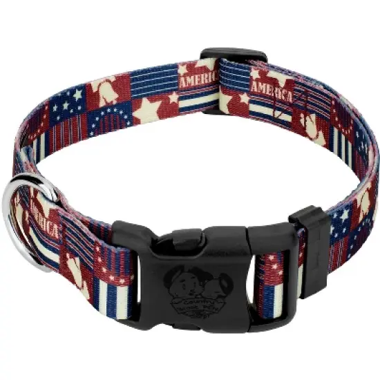 Country Brook Petz Deluxe Dog Collar - Americana Collection - Made In The U.S.A. image {2}