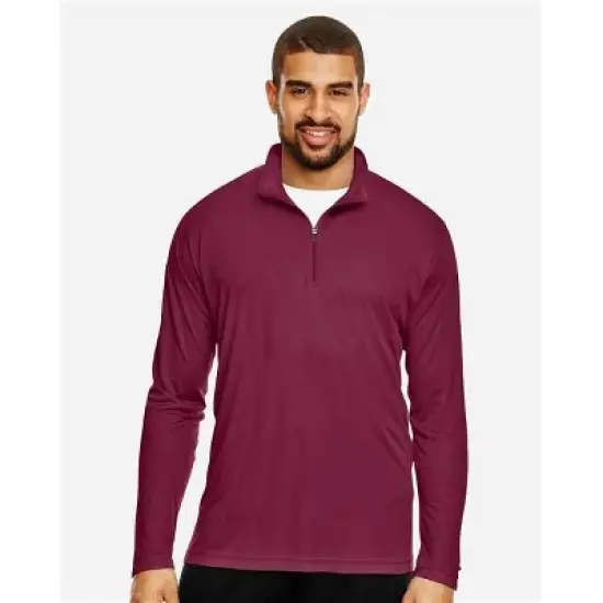 EG PRO Men Pullover Quarter Zip Athletic Zone Performance image {2}