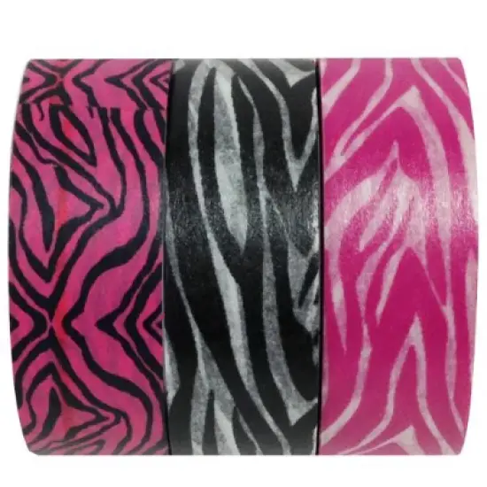 Wrapables Wild Side Washi Masking Tape (Set of 3) image {3}