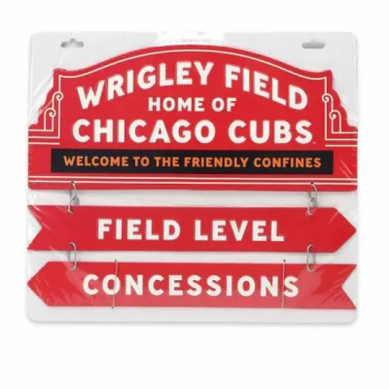 MLB Chicago Cubs Baseball Field Metal Panel image {4}