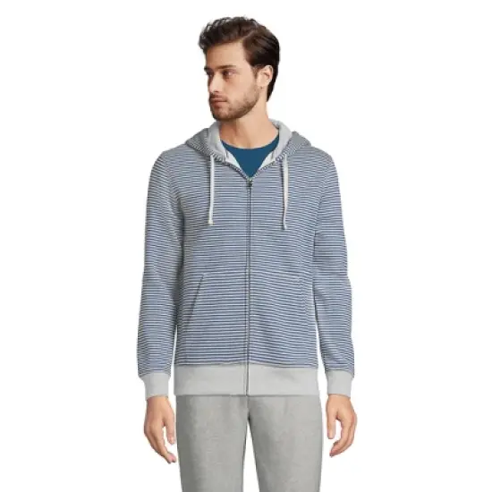 Lands' End Men's Serious Sweats Full Zip Hoodie image {11}