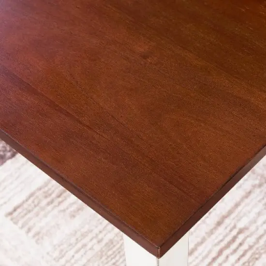 Ellsworth Wood Dining Table Medium Brown - Vifah image {4}