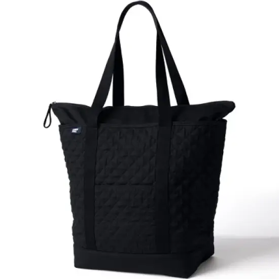 Lands' End Medium Classic Quilted Tote Bag image {4}