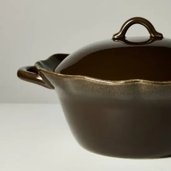 Wavy Edge Soup Terrine Brown - Hearth & Hand&trade; with Magnolia image {3}