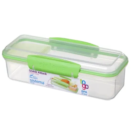 Sistema To Go 13.8 oz Clear Food Storage Container 1 pk (Case of 9) image {1}
