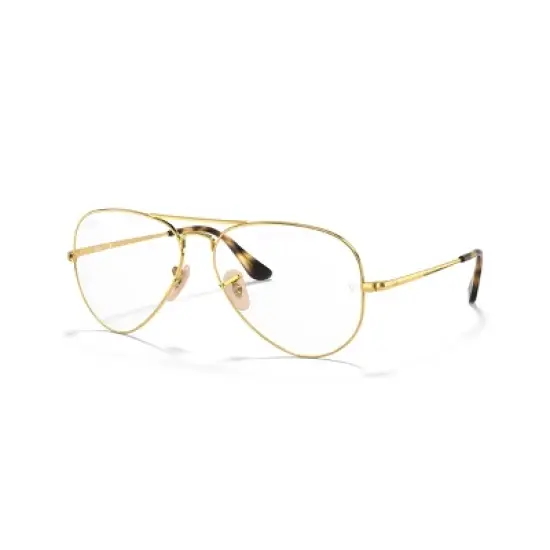 Ray-Ban RB6489 55mm Aviator Gender Neutral Pilot Eyeglasses - prescription-ready image {6}