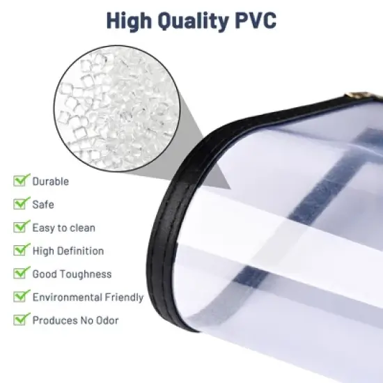 WeChef 30 Packs Restaurant Menu Covers 8.5 x 14 Single Page 1 Page 2 Views Black image {5}