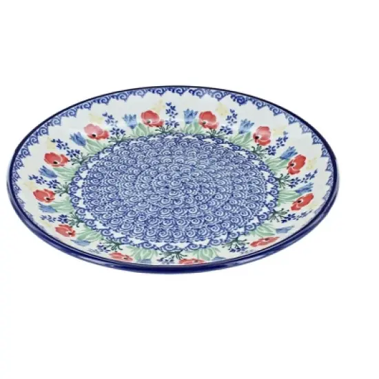 Blue Rose Polish Pottery Ceramika Artystyczna Dessert Plate image {16}