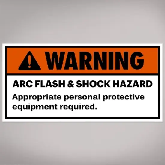 Avery Arc Flash/Shock Warning Labels, Waterproof, UV Resistant, Preprinted, 2" x 4", 250 Warning Decal Labels image {6}