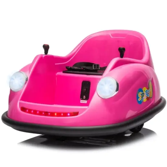 12V Electric Bumper Car for Toddlers &ndash; Ride-On Kids Car with Remote Control, 360&deg; Spin, Lights & Music | Safety Certified image {10}