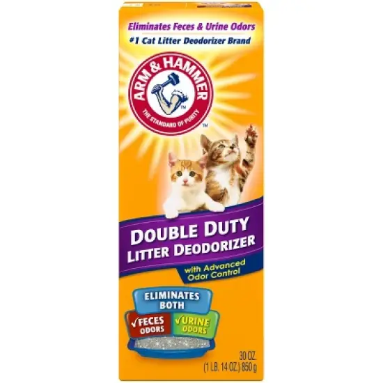 Arm & Hammer Odor Control Cat Litter Deodorizer Double Duty - 30oz image {9}