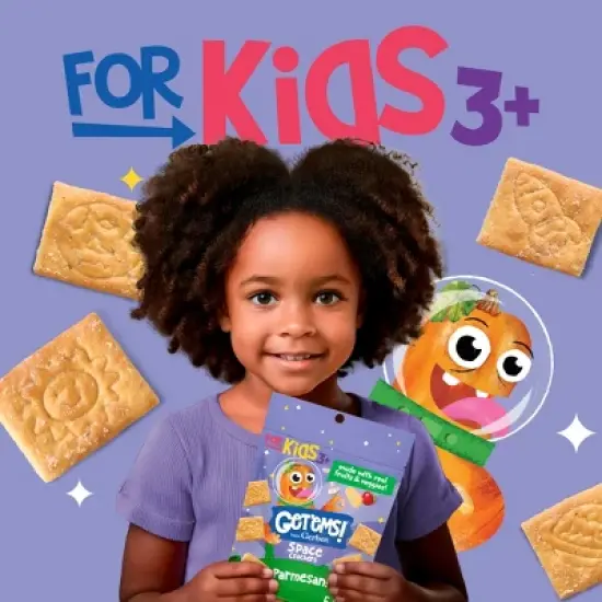 Get'ems! from Gerber Space Crackers Kids Snacks - Parmesan image {4}