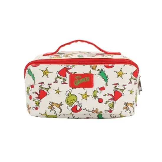 The Grinch Holiday All-Over Print Women's Novelty Cosmetic Bag image {7}