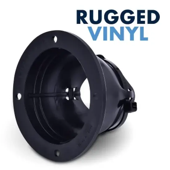 T-H Marine Boat Transom and Motor Well Rigging Boot - Universal Fit Black, 2 Inch - CB2DP image {2}