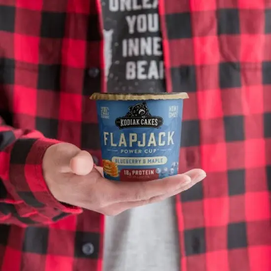 Kodiak Cakes Protein-Packed Single-Serve Flapjack Cup Blueberry & Maple - 2.22oz image {2}