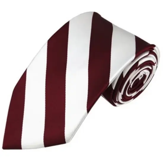 Men's 3.25 W And 58 L Inch With 0.75 Inch Stripe Width College Stripe Woven Necktie image {23}